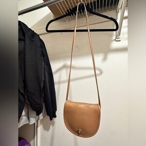 Vintage Coach British Tan Small Shadow Bag 3002 - USA Made